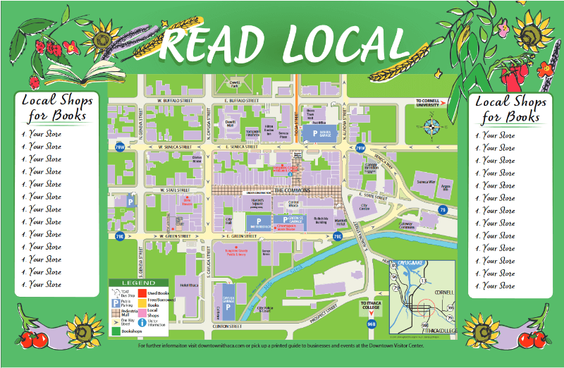 Downtown parking map